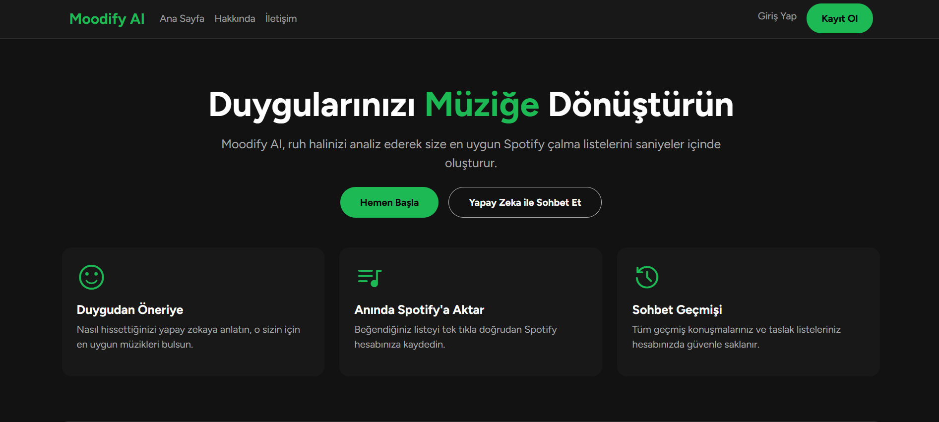 Moodify AI App